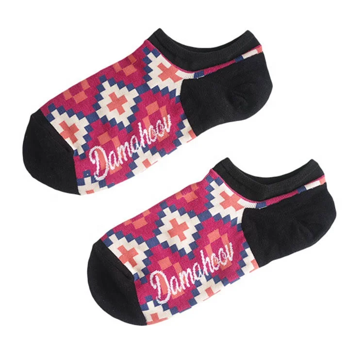 XIANGHUI Beautiful life series hip hop wave point striped camouflage boat socks