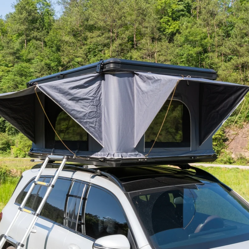 Aluminum Frame Hard Shell Rooftop Tent for Camping Car Roof Parking