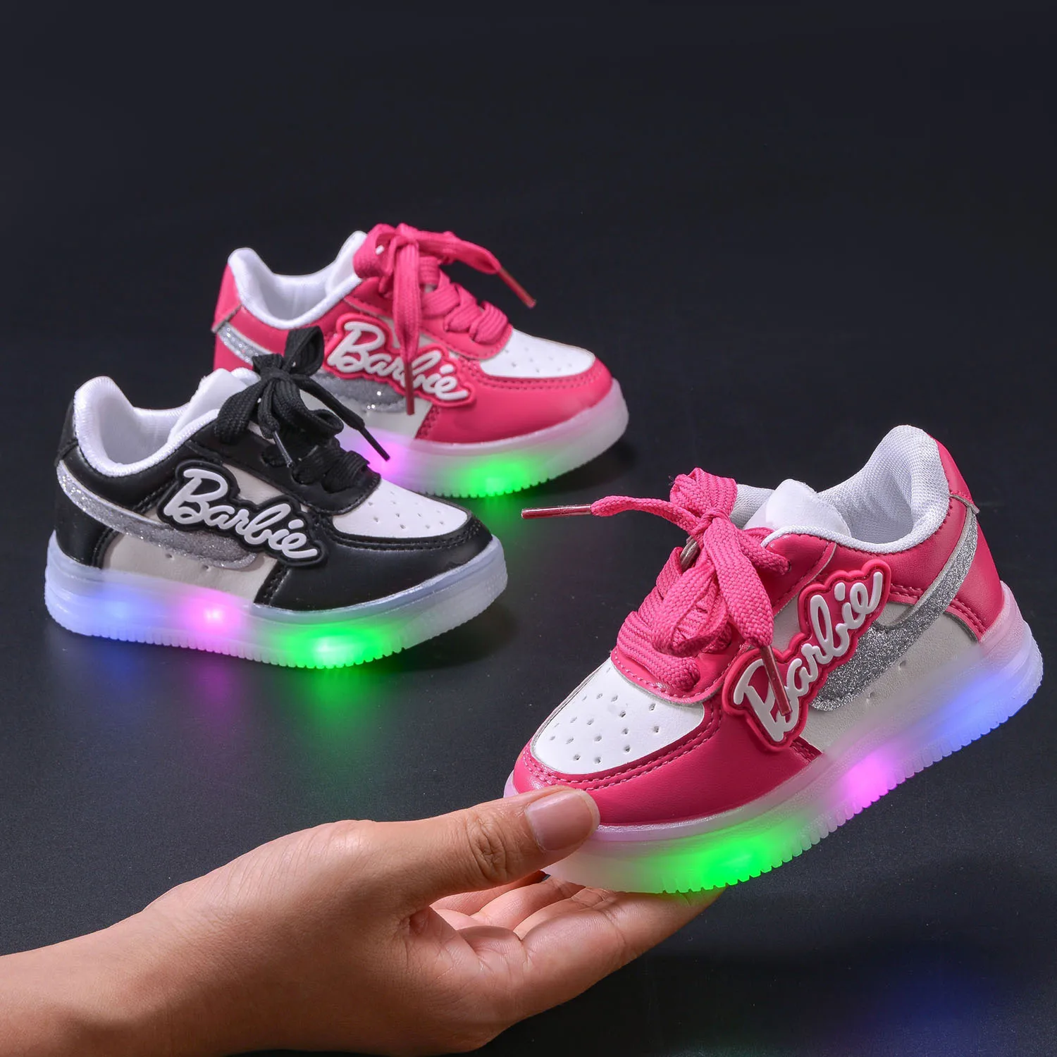 1-8 Years Old Boys and Girls kids led shoes kids designer sneakers light shoes for kids led
