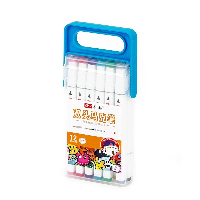 
High Quality Durable Using Various Multi-colors Set White Marker Pen Permanent 