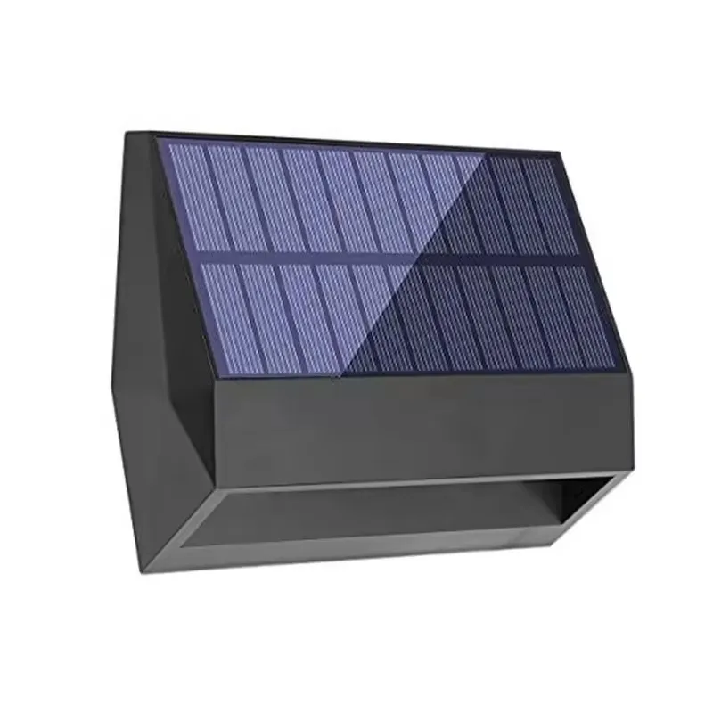 Solar Wall Lights Outdoor Decorative Garden Patio Household Rainproof Up and Down Glowing Outdoor Decorative Fence Lights