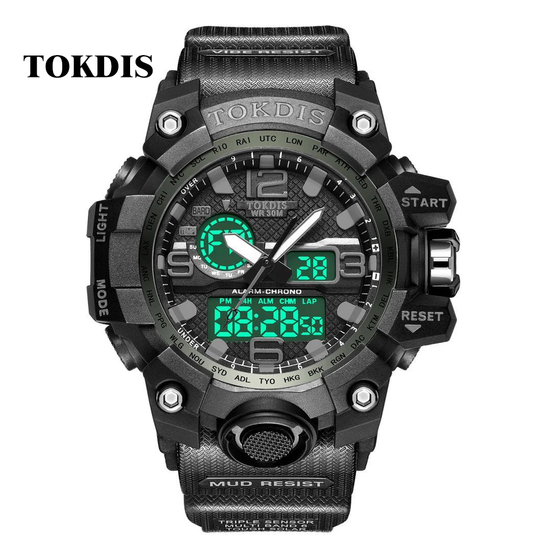 TOKDIS T-903  Luxury smart watch band 2022 calorie heart rate pedometer watches sports men digital Silicone
