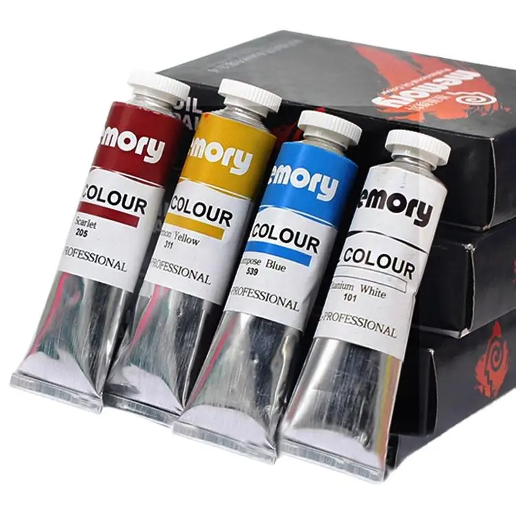 art painting aluminium tube 50ml oil paint 25 color 200ml available
