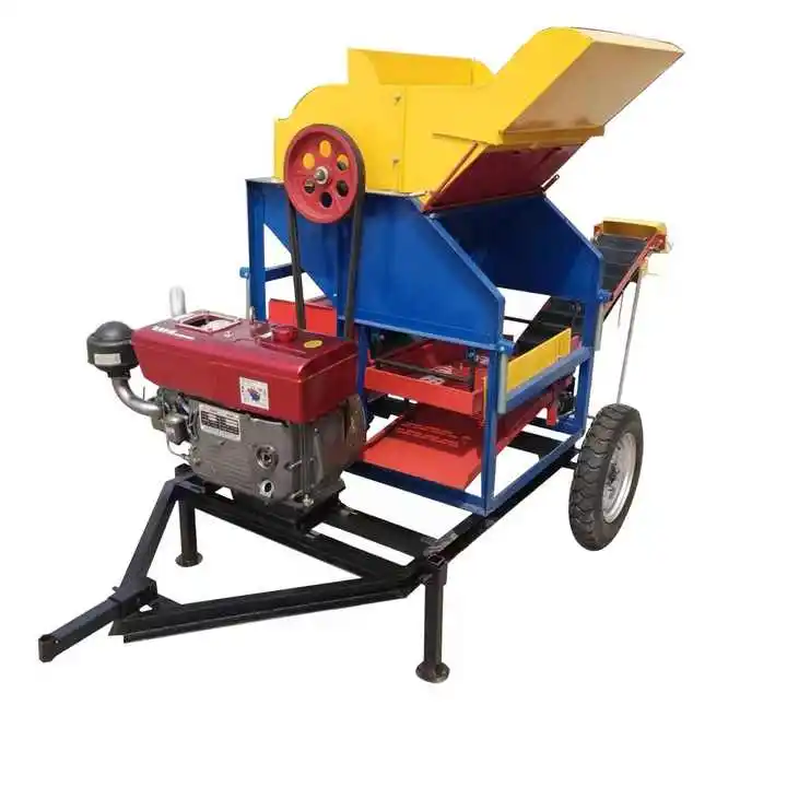 Africa Diesel Peanut Thresher Harvester/ Agricultural Groundnut Harvester/ Farm Diesel Peanut Thresher Machine