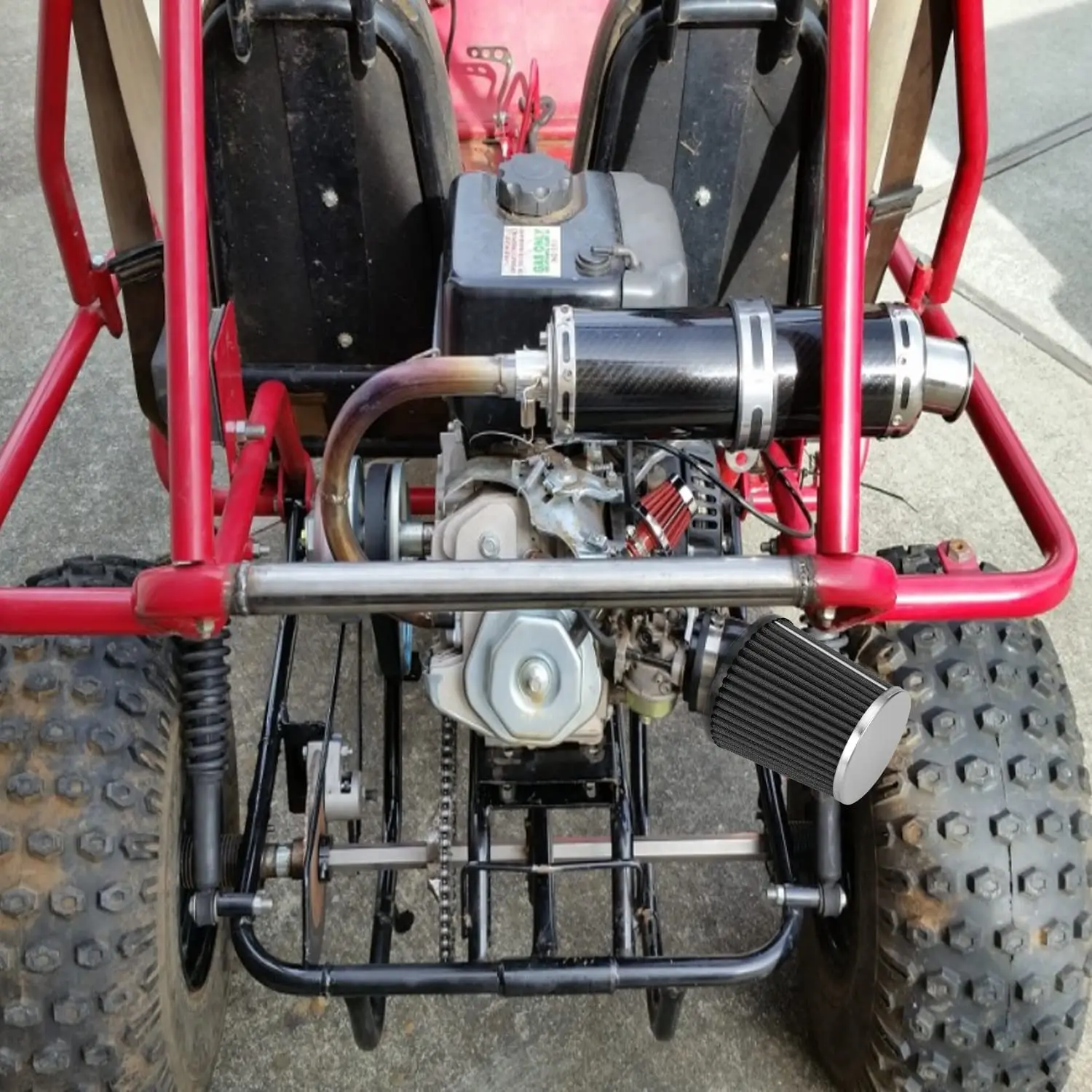 Новый Воздушный фильтр HIAORS 62 мм для Predator 420cc GX160 GX200 GX390 картинг грязевые лодки газонокосилка мини-велосипедный генератор детали
