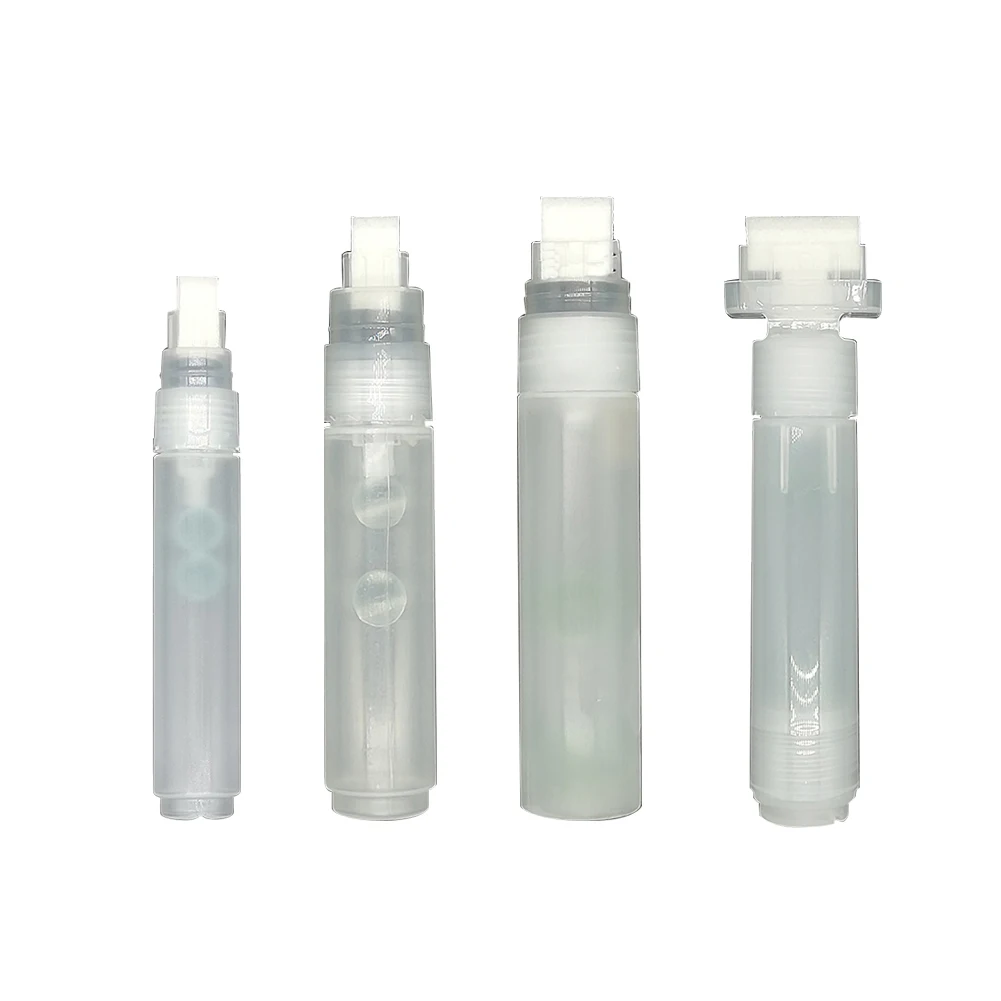 Wholesale 8mm tip acrylic empty refillable marker non dust refillable whiteboard marker empty chalk marker for teaching