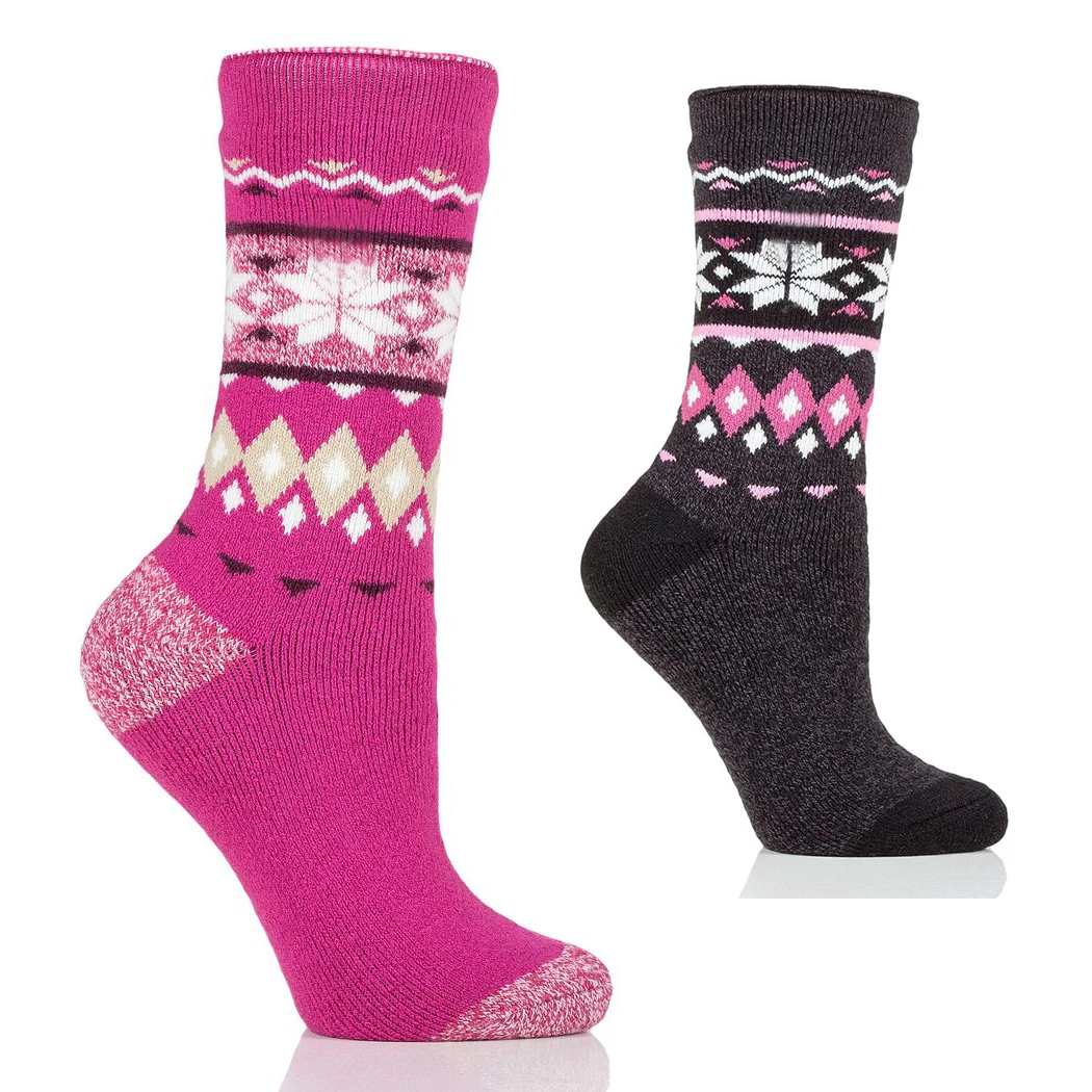 Wholesale High Quality Red Cashmere Mens Winter Thermal Long Crew Socks