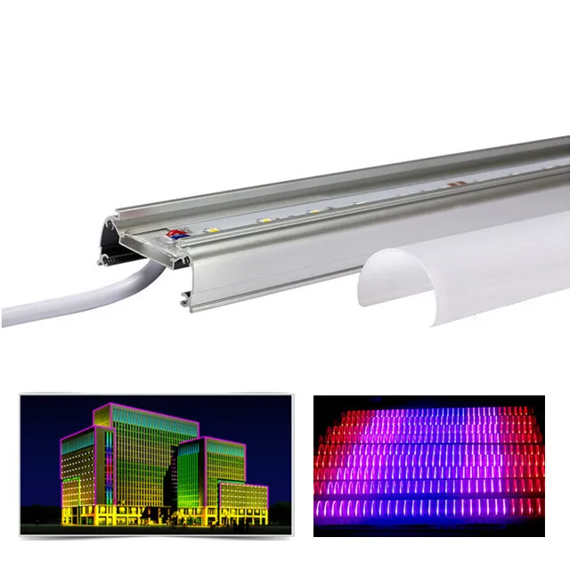 IP65 Waterproof Color Change LED Guardrail Lights Bar DMX RGB LED Digital Tube