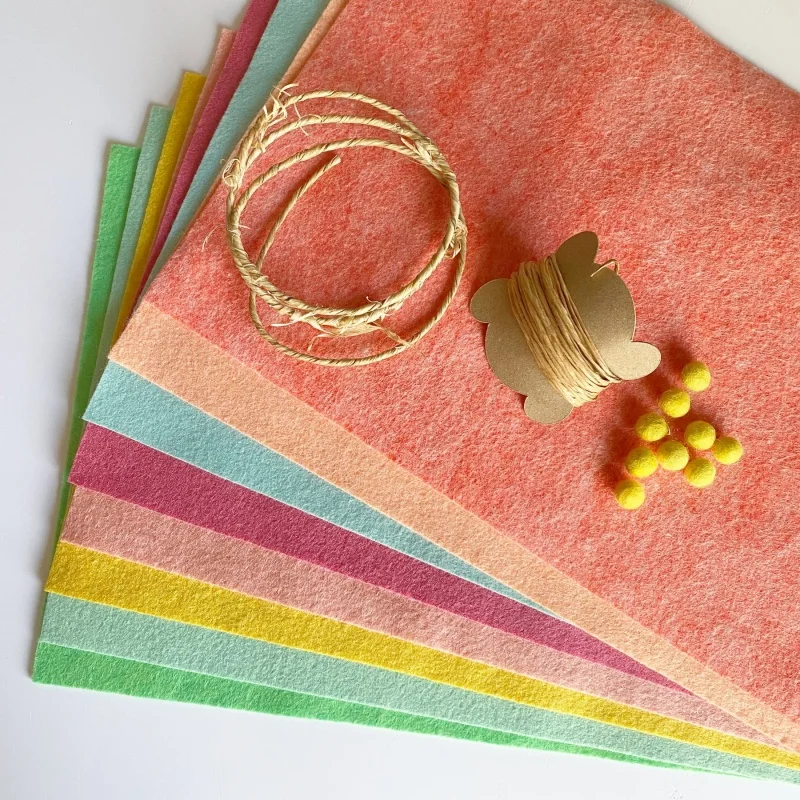 High standard automotive interior needled non-woven automotive interior back rubber felt color can be customized