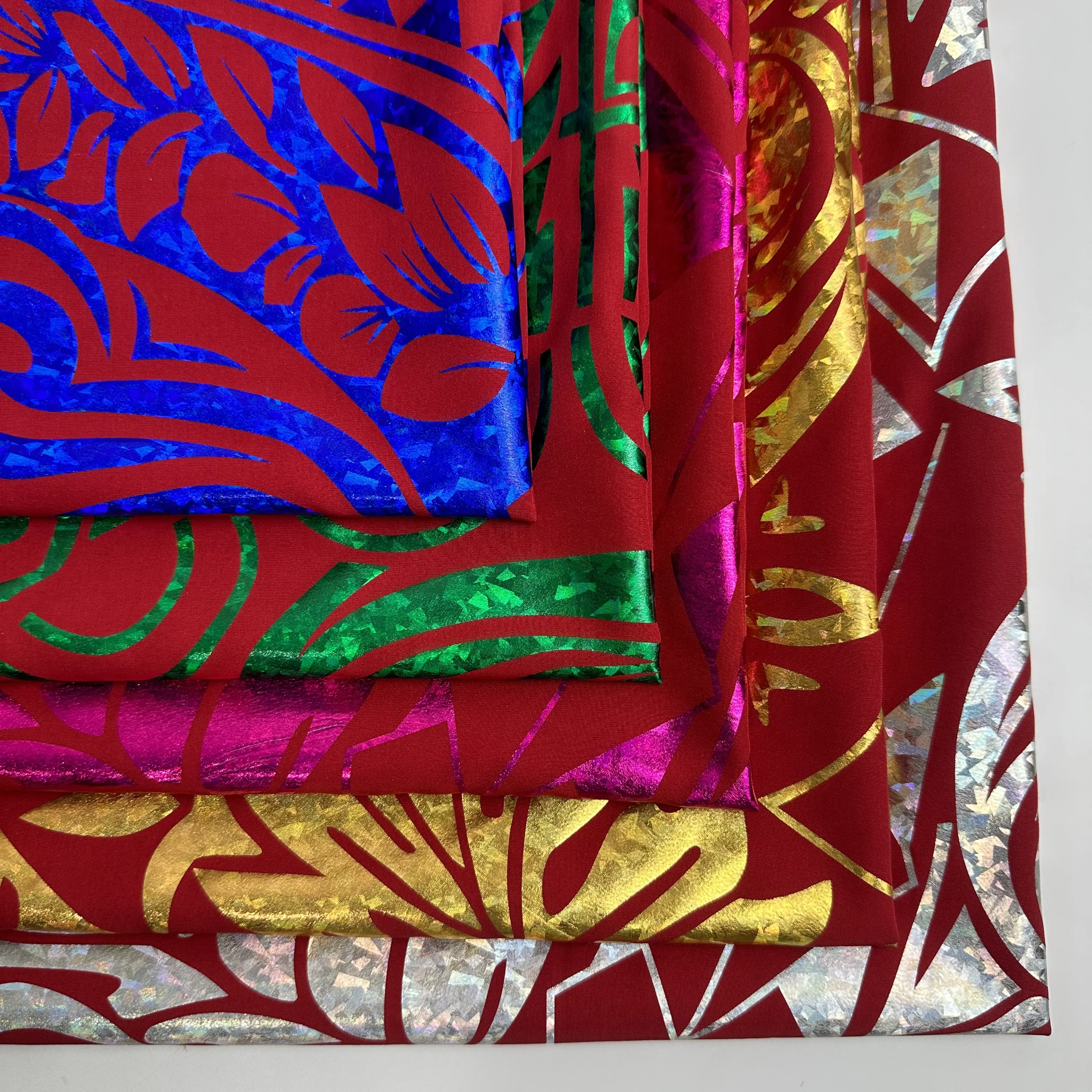 HL Polynesian Fabrics: Vibrant Hawaiian and Tribal Designs with Hot Stamping Effects on Tapa and Samoan Fabric