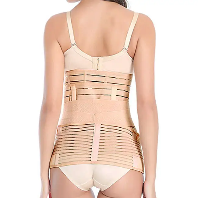 cheap 2024Hot Sale High Waist Postpartum Corset Body Shaper Girdle Pelvic Underwear