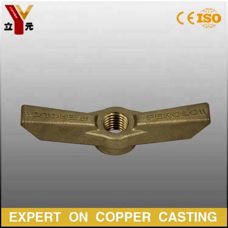 CNC Machining Customized Turning and Milling Bronze Brass nuts OEM