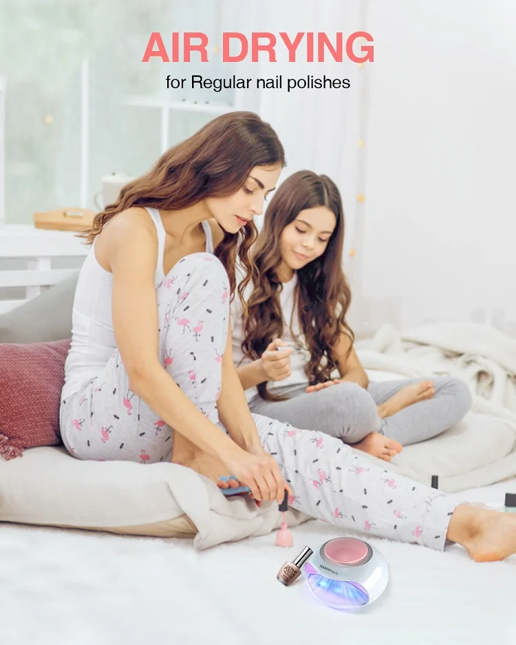 TOUCHBeauty Mini UV LED light Gel Nail Polish Dryer Air Drying Nail Lamp Battery Operated