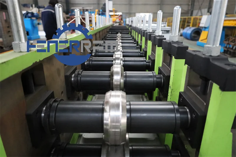 Full automatic galvanized steel c channel roll forming machine slotted c channel machine for ceiling