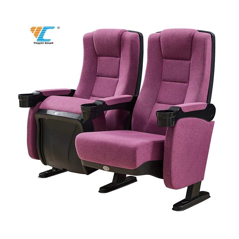 2024 Comfortable Lecture Hall Plastic Auditorium Chairs For Cinema School Furniture Theatre Stadium Theater Seat for sale