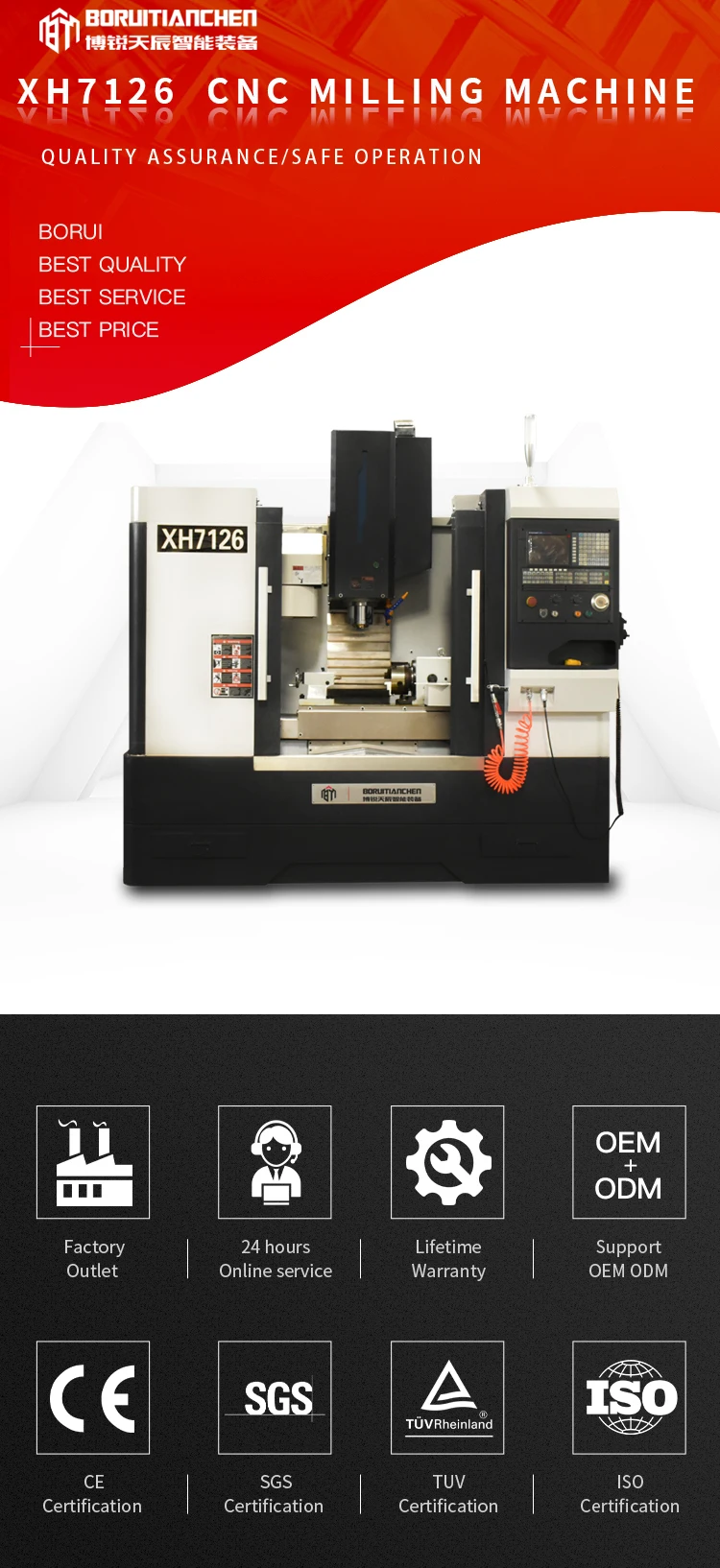 Мини Вертикальный 4 оси cnc фрезерный станок XH7126 небольшой с ЧПУ (числовым программным управлением) для