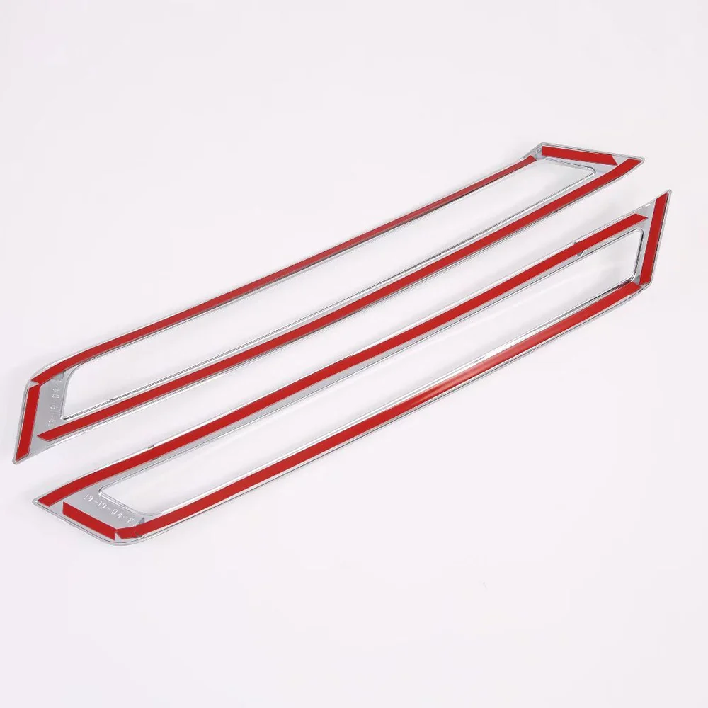 Auto Chrome Rear Fog Light Cover Tail Fog Lamp Trim Car Body Kit Accessories For 2020 Hyundai Sonata