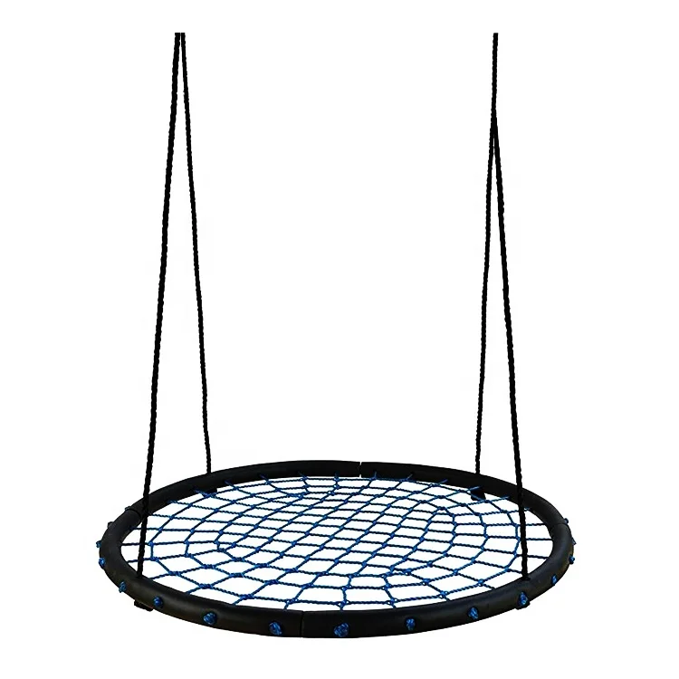 
Amazon Hotsale Outdoor Adult And Kids Child 80cm Rope Spider Web Tree Set Chair Seat Bird Nest Net Swing 