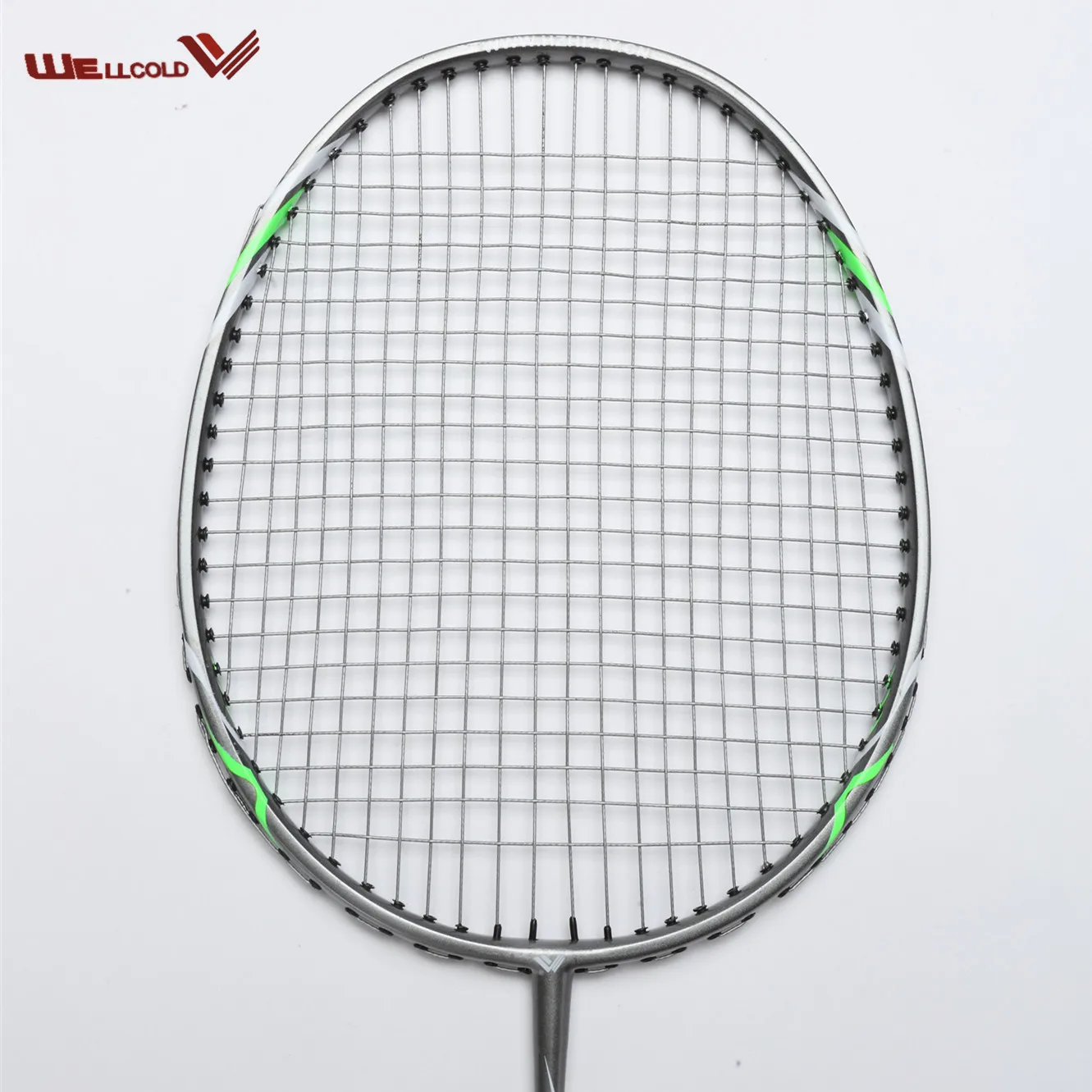 
Wellcold low price good rigidity fixed badminton bag racket for wholesale 