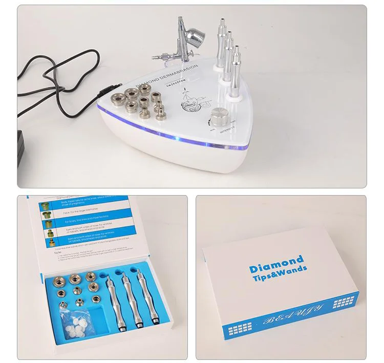 Diamond Dermabrasion Beauty Machine With Vacuum Spray Therapy Massage Dermabrasion Blackhead Removal
