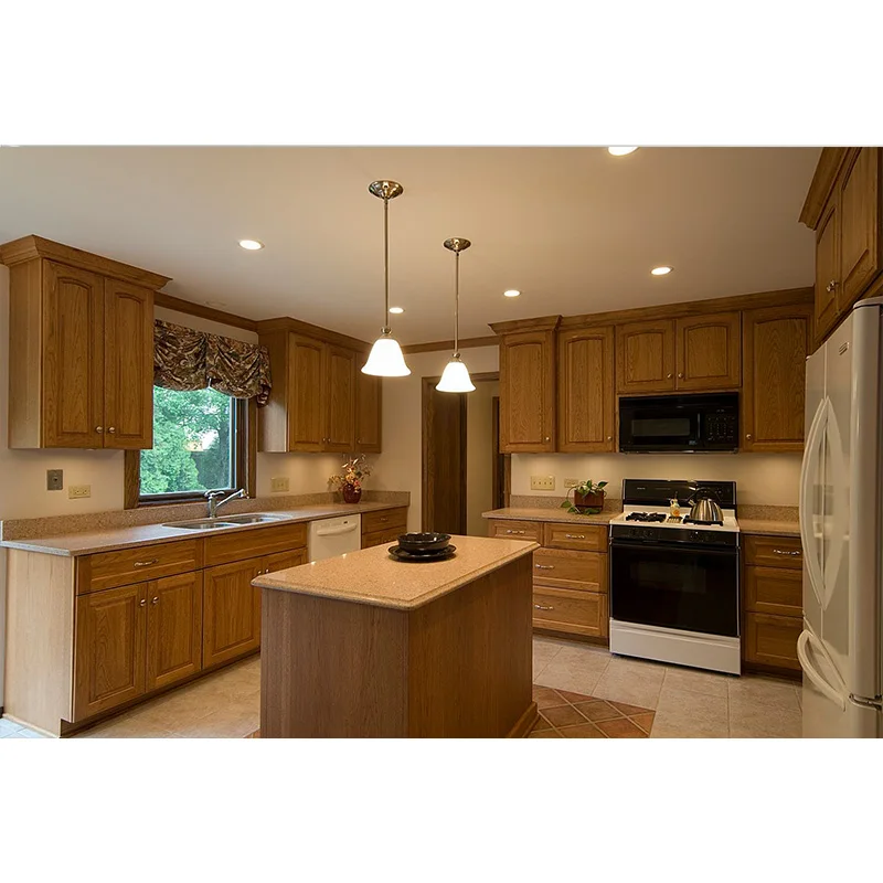 China factory manufacture cherry wood door modern kitchen cabinet and laminate cabinet