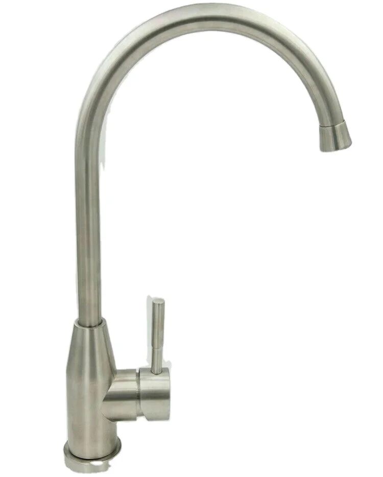 
China Manufacturer Modern Drinking Water Flexible Single Level Kitchen Faucet 