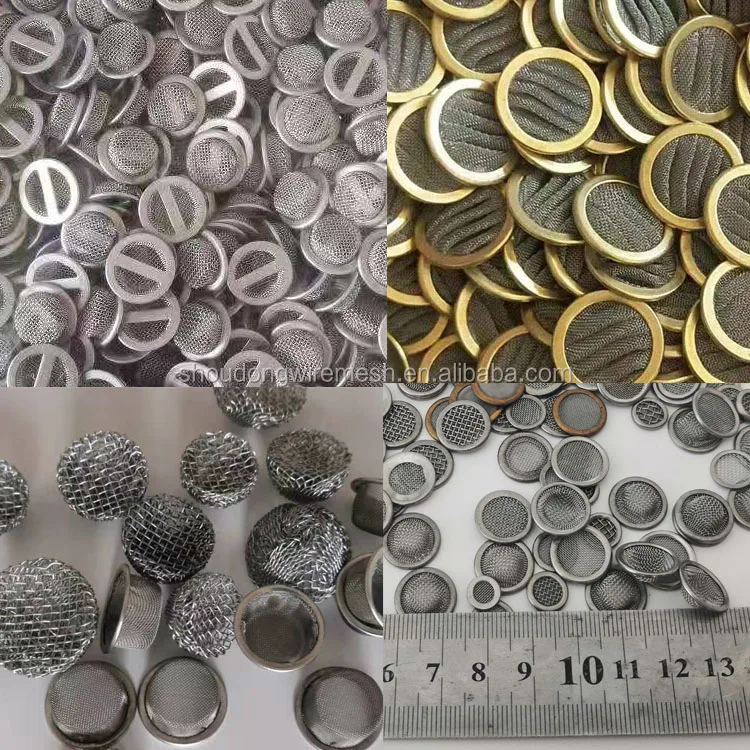Brass aluminum filter disk, wrapped woven filter disk, high-precision micron stainless steel wire mesh filter disk