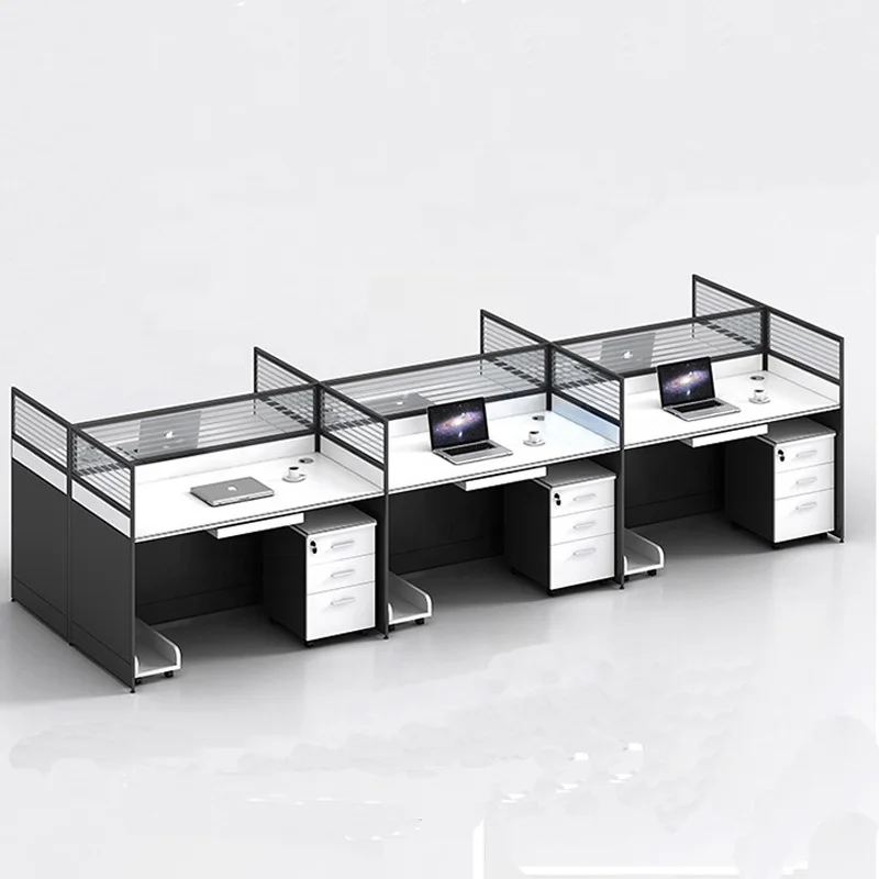Call Center Cubicle Office Workstation Office Furniture  Modular Office Table For Project