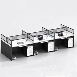 Call Center Cubicle Office Workstation Office Furniture  Modular Office Table For Project