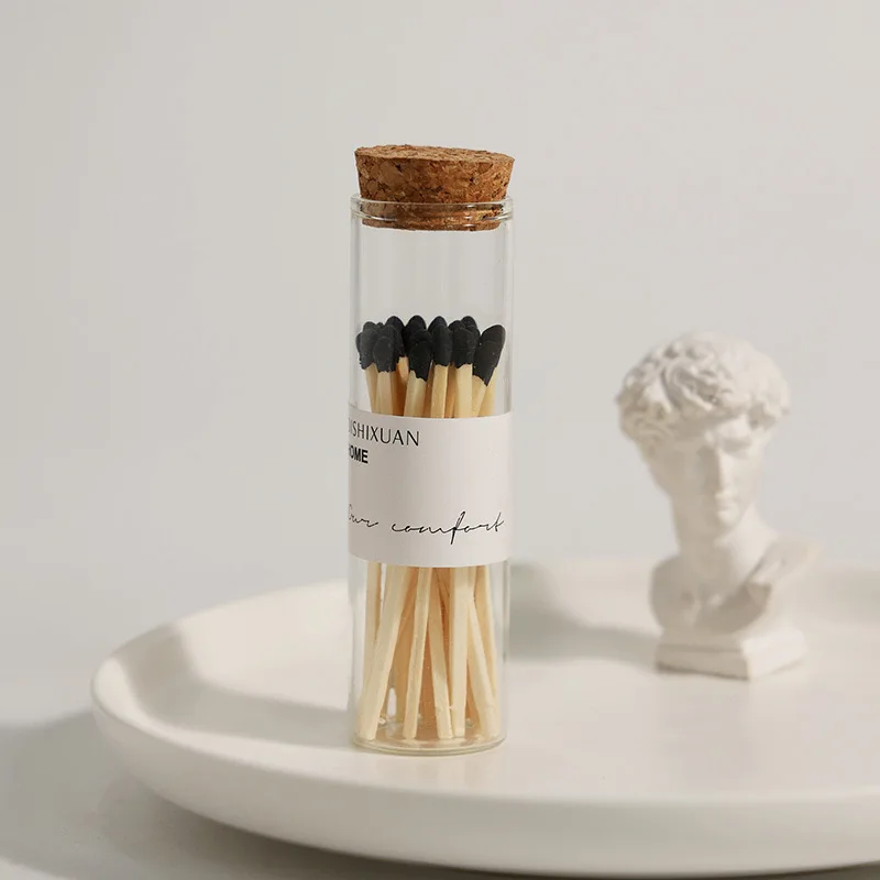 Красочная Заводская оптовая цена соответствует высококачественному деревянному матчу на заказ для Свечи Стеклянная палочка отеля красочные спички