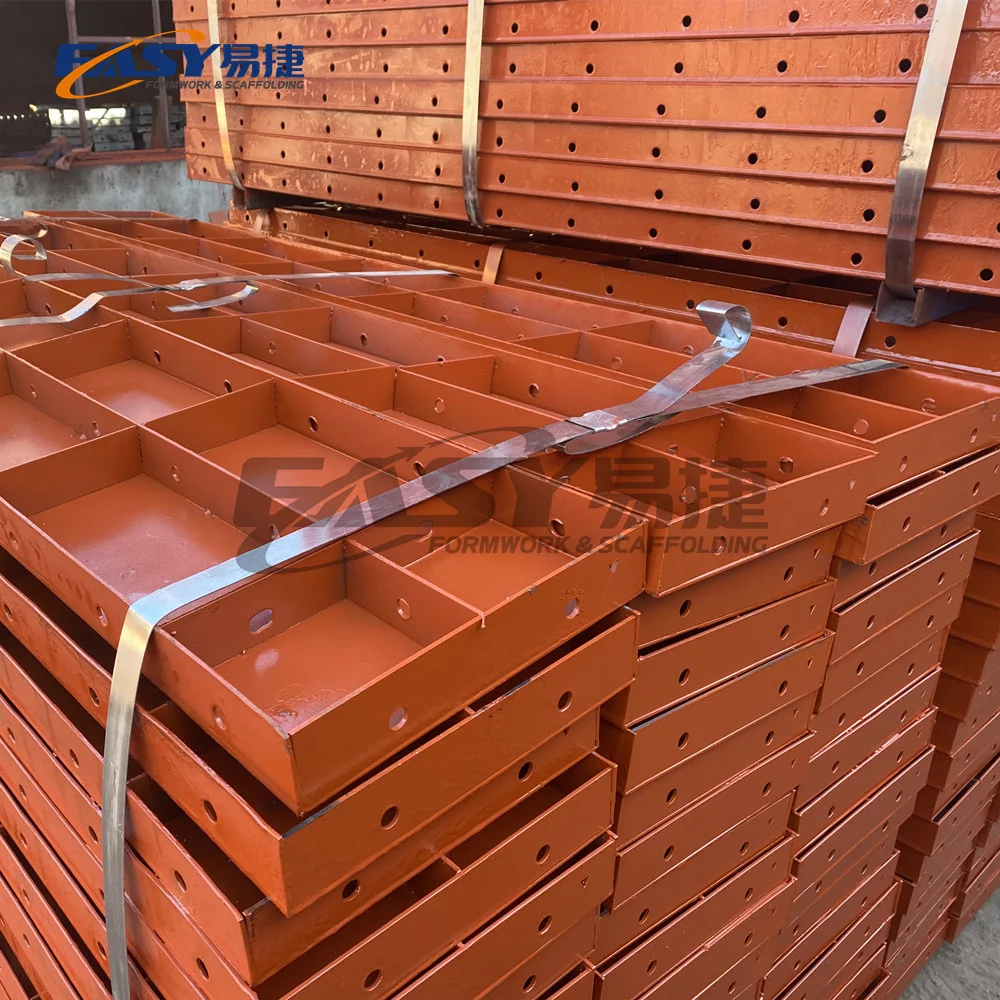 EASY Construction Materials Reusable Q235 Steel Metal Wall Slab Formwork for Building