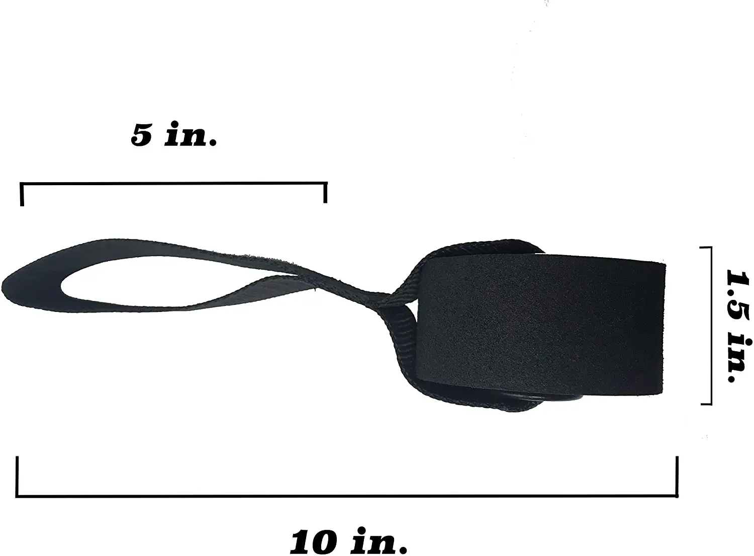 Top Seller 10 inch Long Durable Simple Design NBR Padded Large Foam Fitness Accessories Door Anchors Resistance Tubing