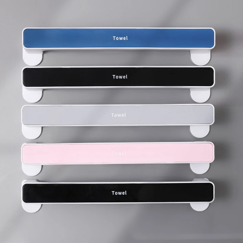 Оптовая продажа, настенные пластиковые вешалки для полотенец для ванной