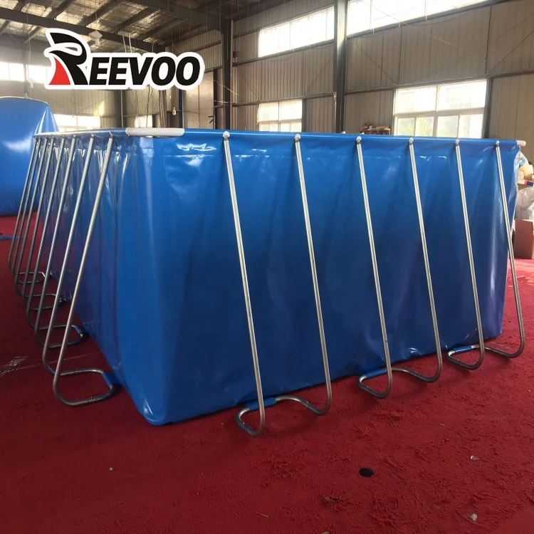 Agriculture durable pvc tarpaulin water tank fish farming tank