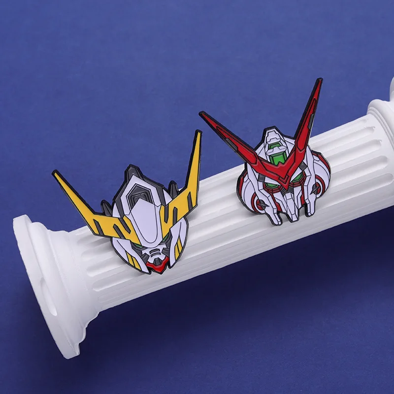Anime Robot Gundam Series Alloy Brooch Personality Mech Warrior Styling Badge Soft Enamel Pin