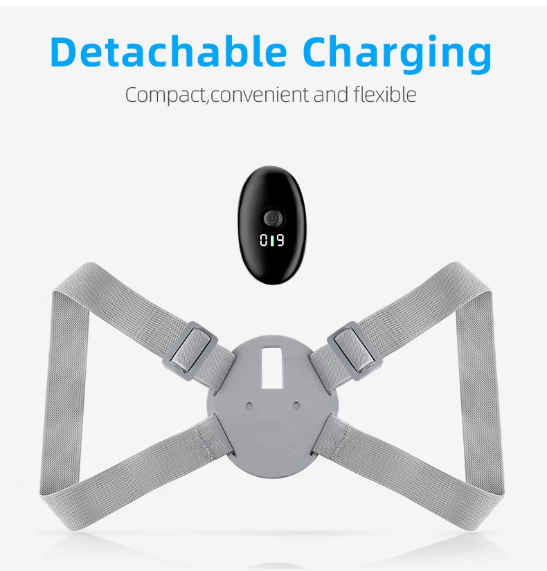 Help to Keep Right Posture Adjustable Intelligent Back Straightener Sitting Posture Reminder Trainer Corrector for Women and Men