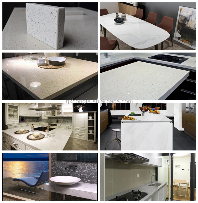 Artificial Stone Production Line Artificial Quartz Slab Quartz countertop stone slab making Artificial Marble Production Line