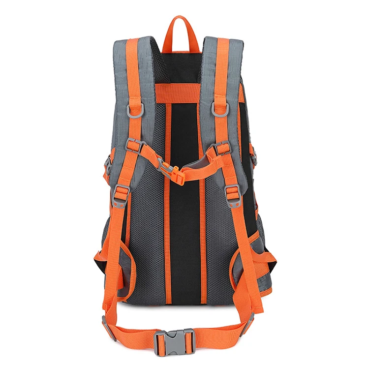 factory grey oxford large capacity camping waterproof hiking backpack men travel durable outdoor camping backpack bag for women