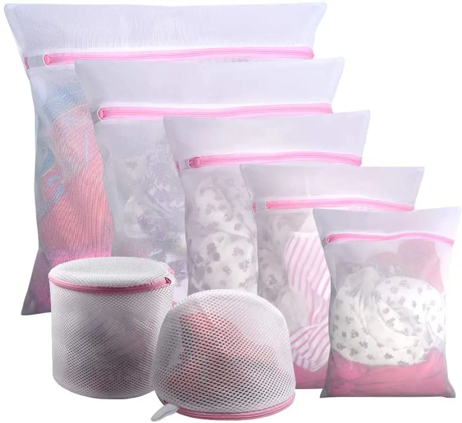 7Pcs Mesh Laundry Bags for Delicate with Premium Zipper Travel Storage Organize Bag Clothing Washing Bags for Laundry, Blouse