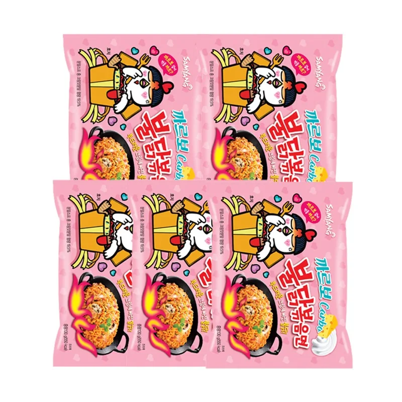 New super spicy turkey flavor noodles high quality instant noodles 140g*5 bags exotic