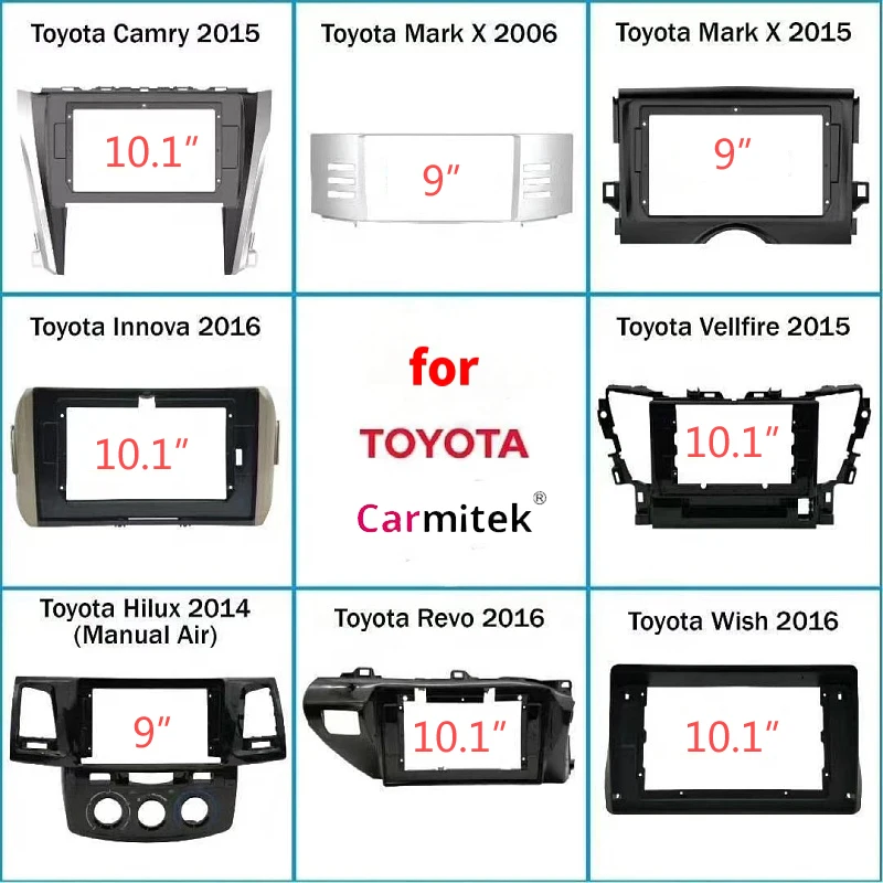 New product hot spot Car DVD Player frame Video Panel Stereo Interface Navigator For android car radio Bracket Panel