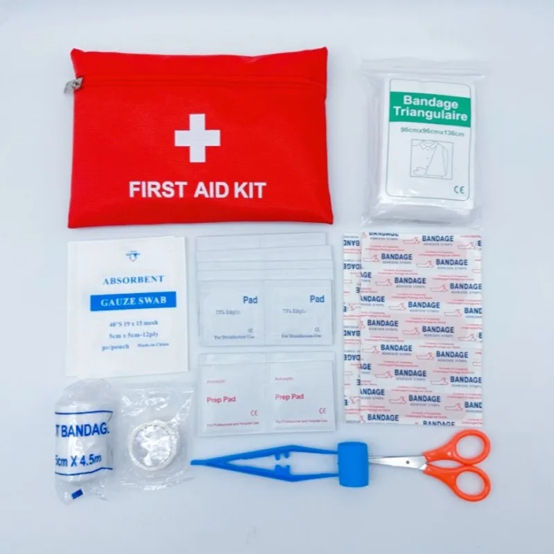 Firstime OEM botiquin de primeros auxilios car first aid bag emergency tool kit  with whole medical tools