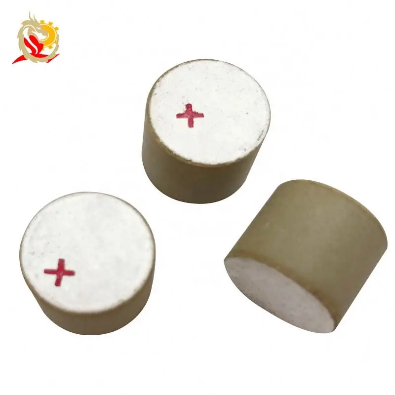 Piezoelectric Ceramic Piezo Wafer 14x12MM Cylinder Shape Ultrasonic Piezoceramic