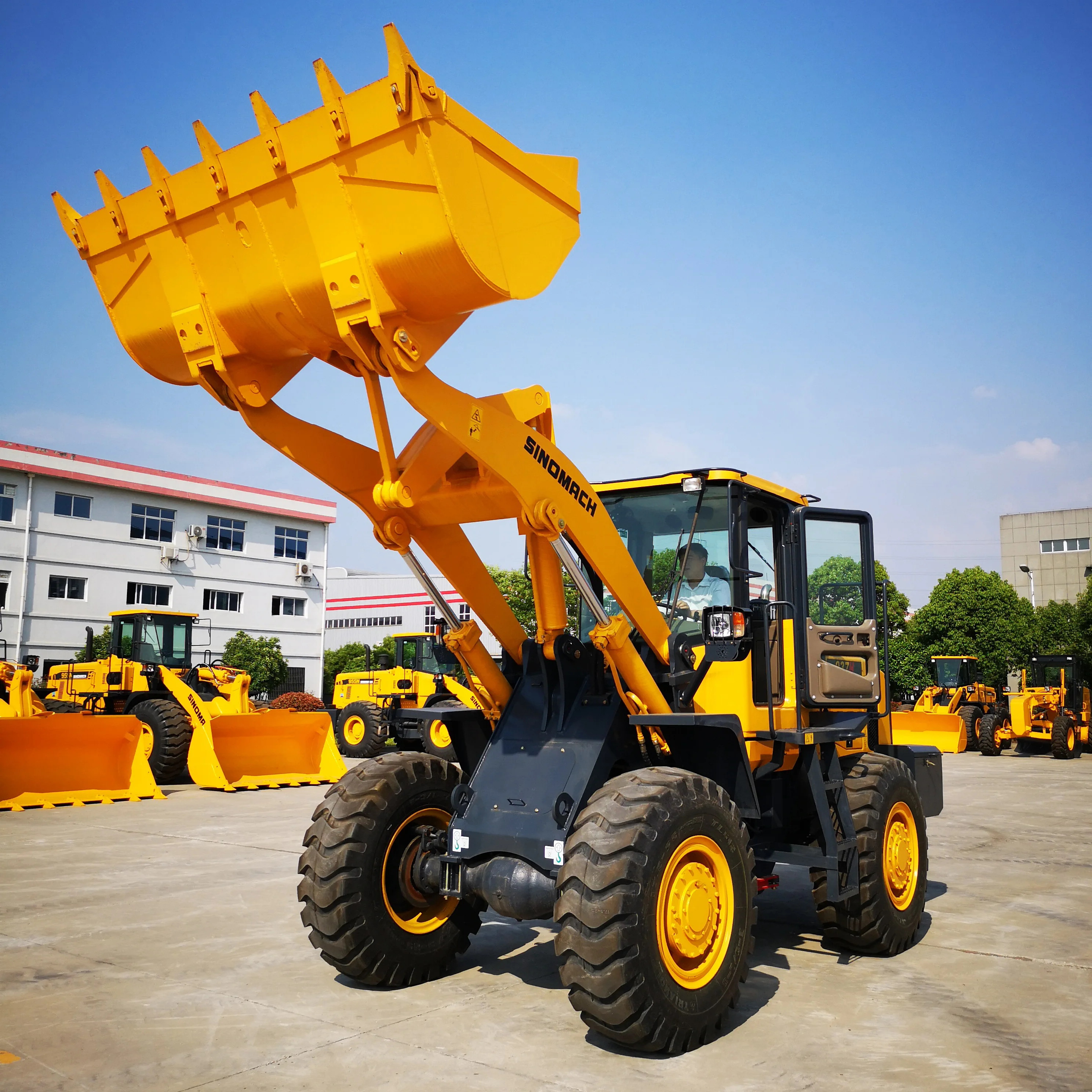 Multi Functional ZL30H Heavy machinery loader 3 tons wheel loader Front end loaders with clamps earth moving machine