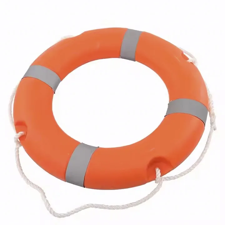 High Quality 2.5kg & 4.3kg HDPE Plastic Float Life Buoy Ring Manufacture Water Rescue Safety Foam Material