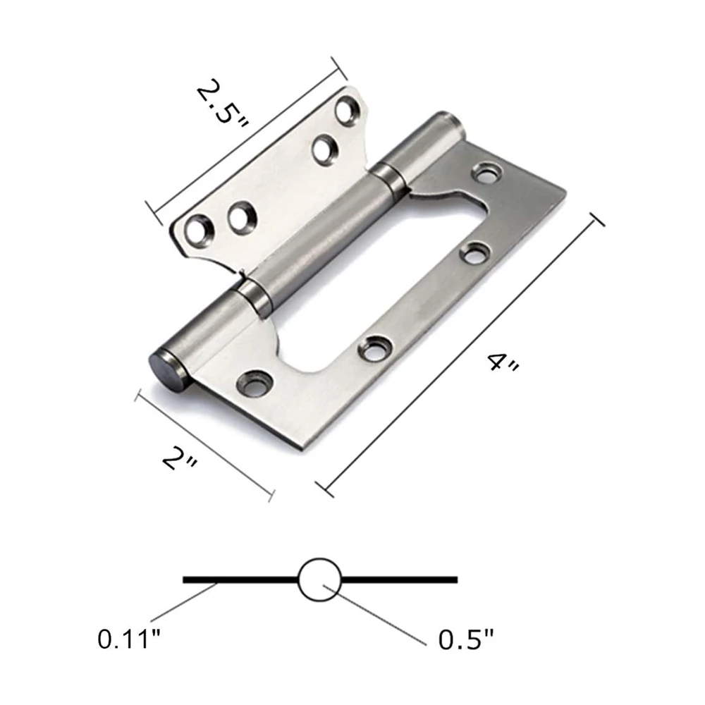 Customization Bathroom Hinge Frameless Soft Closing 360 rotation 90 Degree Hinge Farm Gate Shutter Hinges