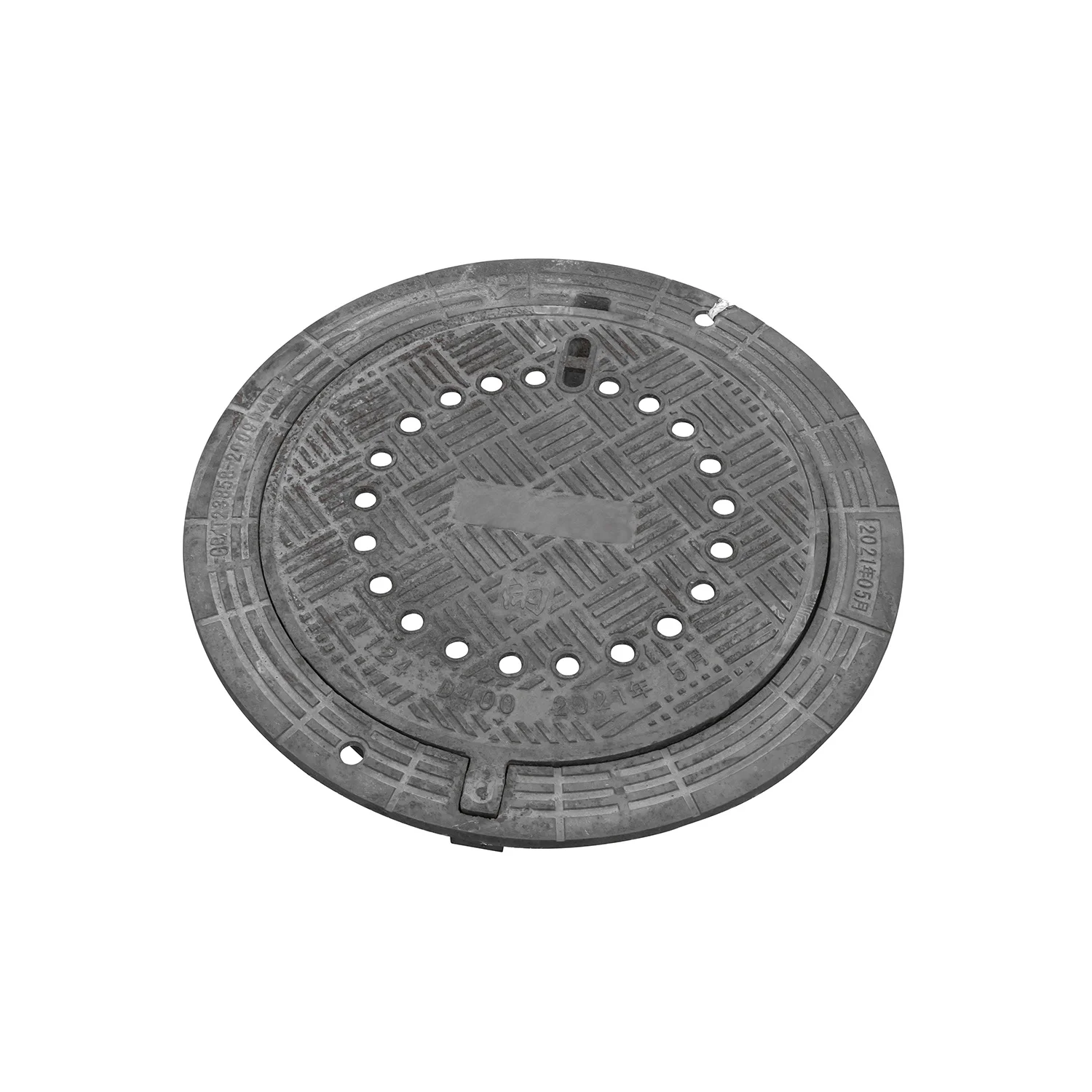 Hot selling cast iron manhole covers ss sewer drain covers high quality D400 composite material manhole cover