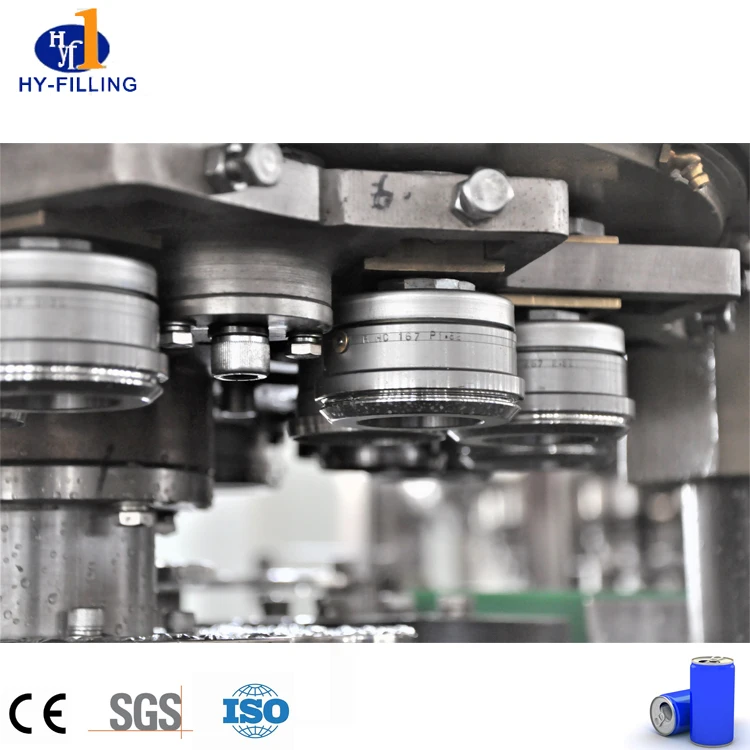 HY-filling Machinery Red Bull Energy Drink Cans Filling Machine  Energy Drink Making Machine