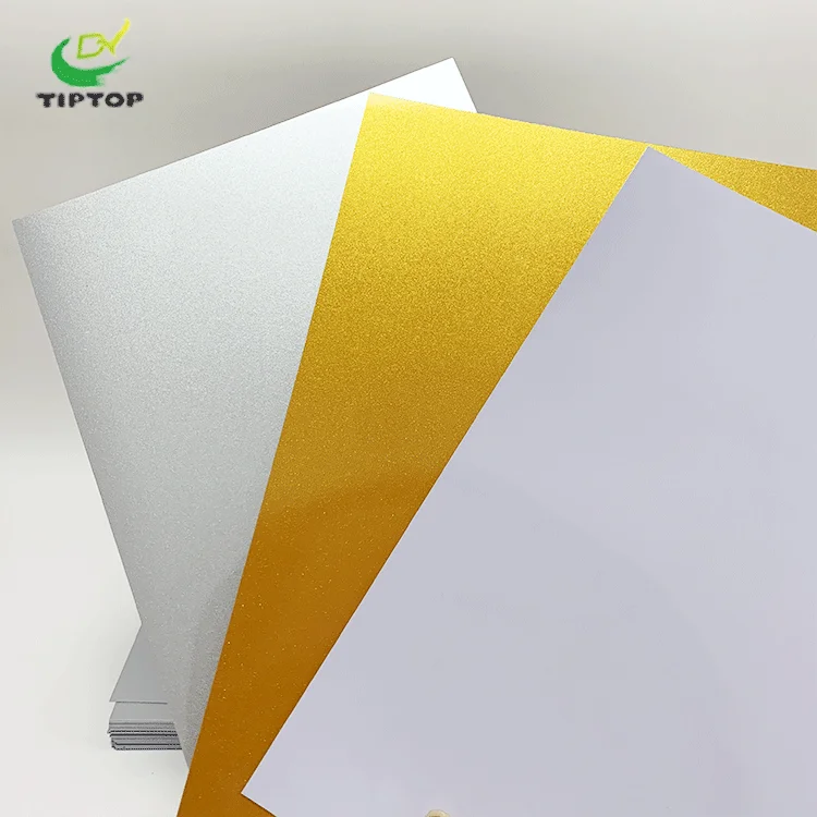 Tiptop inkjet printer a4 pvc paper sheet no laminating sheet UV printing pvc material for id card