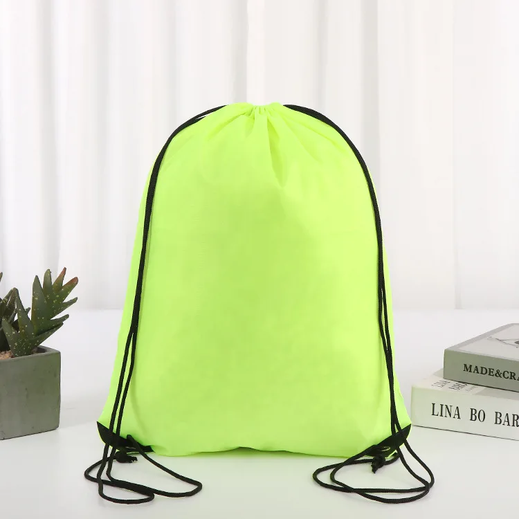 Hot Selling Custom Logo Printing Drawstring Bags Cotton Drawstring Keep It Calico Bag Custom Drawstring Backpack